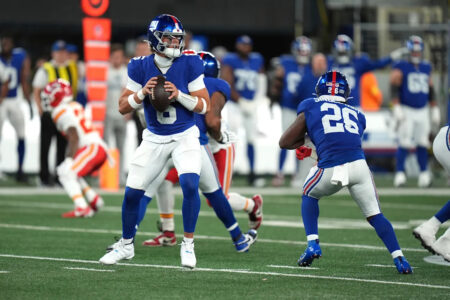 Giants coach Brian Daboll confirms rookie Jaxson Dart will start in Week 4, Russell Wilson to serve as backup
