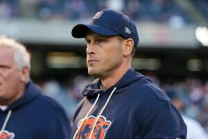 Ben Johnson admits mistakes in Bears collapse vs. Vikings, including Hockenson challenge, not kicking ball out of bounds