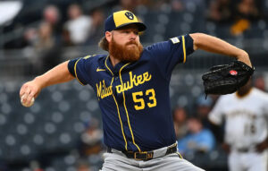 Brewers pitcher Brandon Woodruff goes on 15-day IL with right lat strain