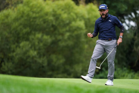 Hidalgo’s 12 birdies at Irish Open equals European Tour record. McIlroy is 4 shots back