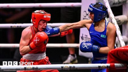 World Boxing Championships: Grainne Walsh loses to Aida Abikeyeva in semi-final
