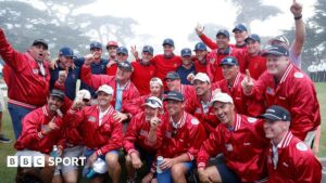 Walker Cup: USA beat GB&I 17-9 at Cypress Hill