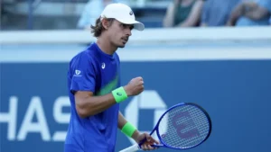 De Minaur through to US Open last eight, sets up clash with Auger-Aliassime