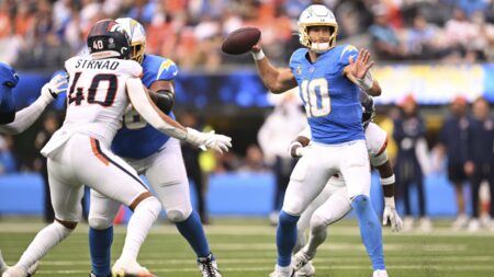 Justin Herbert, Jim Harbaugh, Chargers Thrill Fans with Win vs. Broncos, 3-0 Start