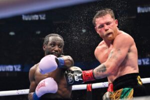 Terence Crawford outclasses Canelo Alvarez to make boxing history in Las Vegas super-fight