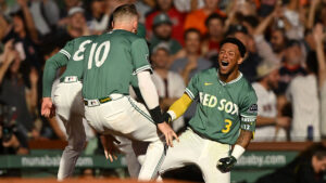 Red Sox clinch playoff spot on Ceddanne Rafaela’s walk-off triple – NBC Sports Boston