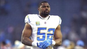Chargers’ Khalil Mack Reportedly Expected to Miss ‘A Few Weeks’ with Elbow Injury
