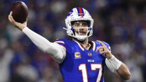Bills’ Josh Allen Breaks Patrick Mahomes’ NFL Record as Fastest to 300 Career TDs