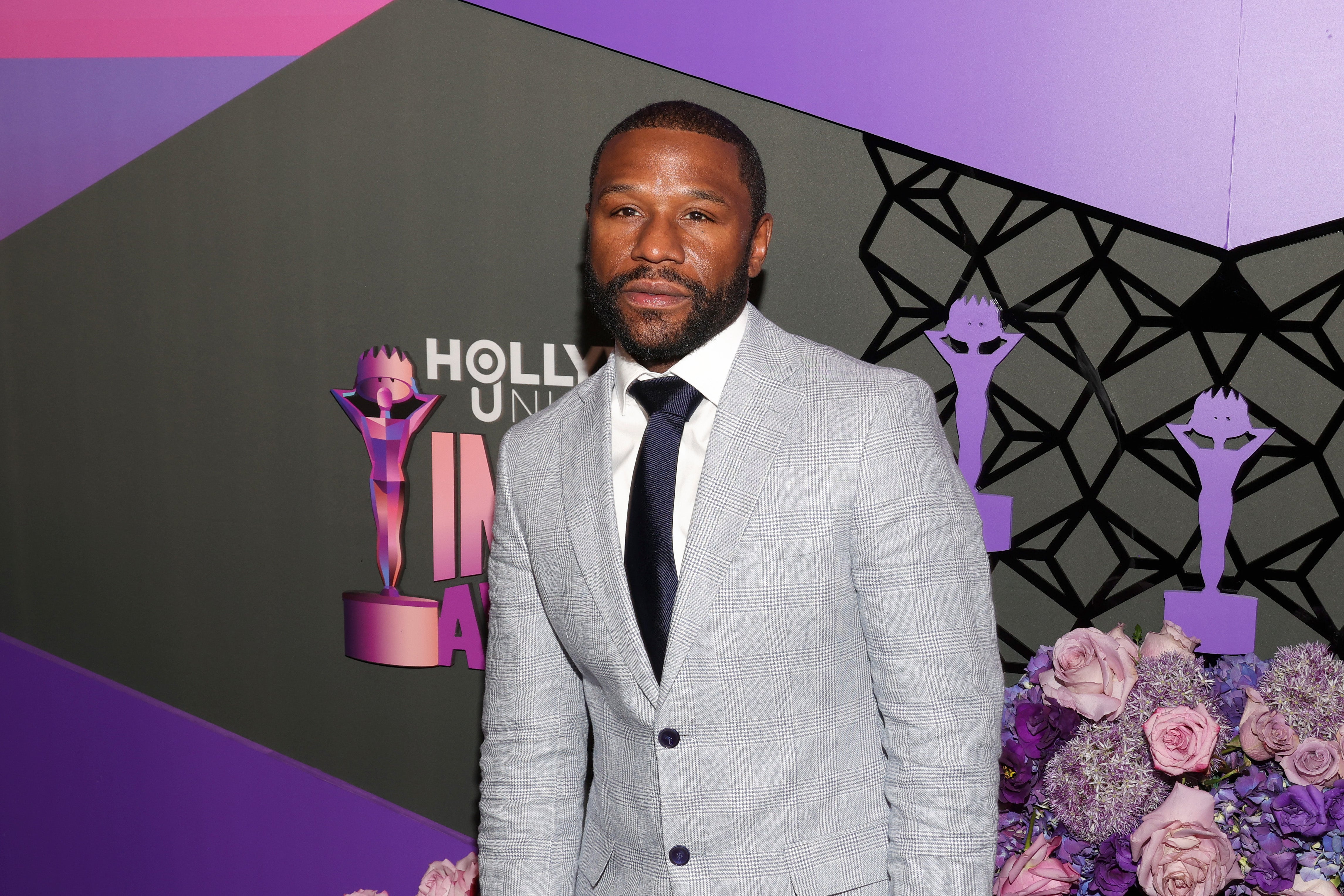 Tyson took to Instagram Thursday night to announce the event, sharing a poster featuring him and Floyd Mayweather, pictured, and the words, ‘Legend vs. Legend’