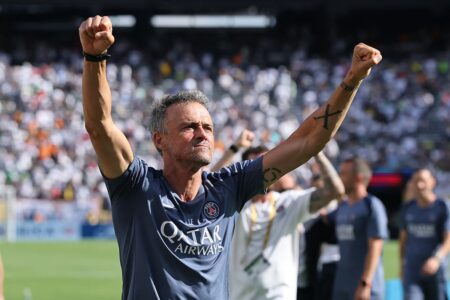 PSG head coach Luis Enrique fractures his collarbone in cycling accident