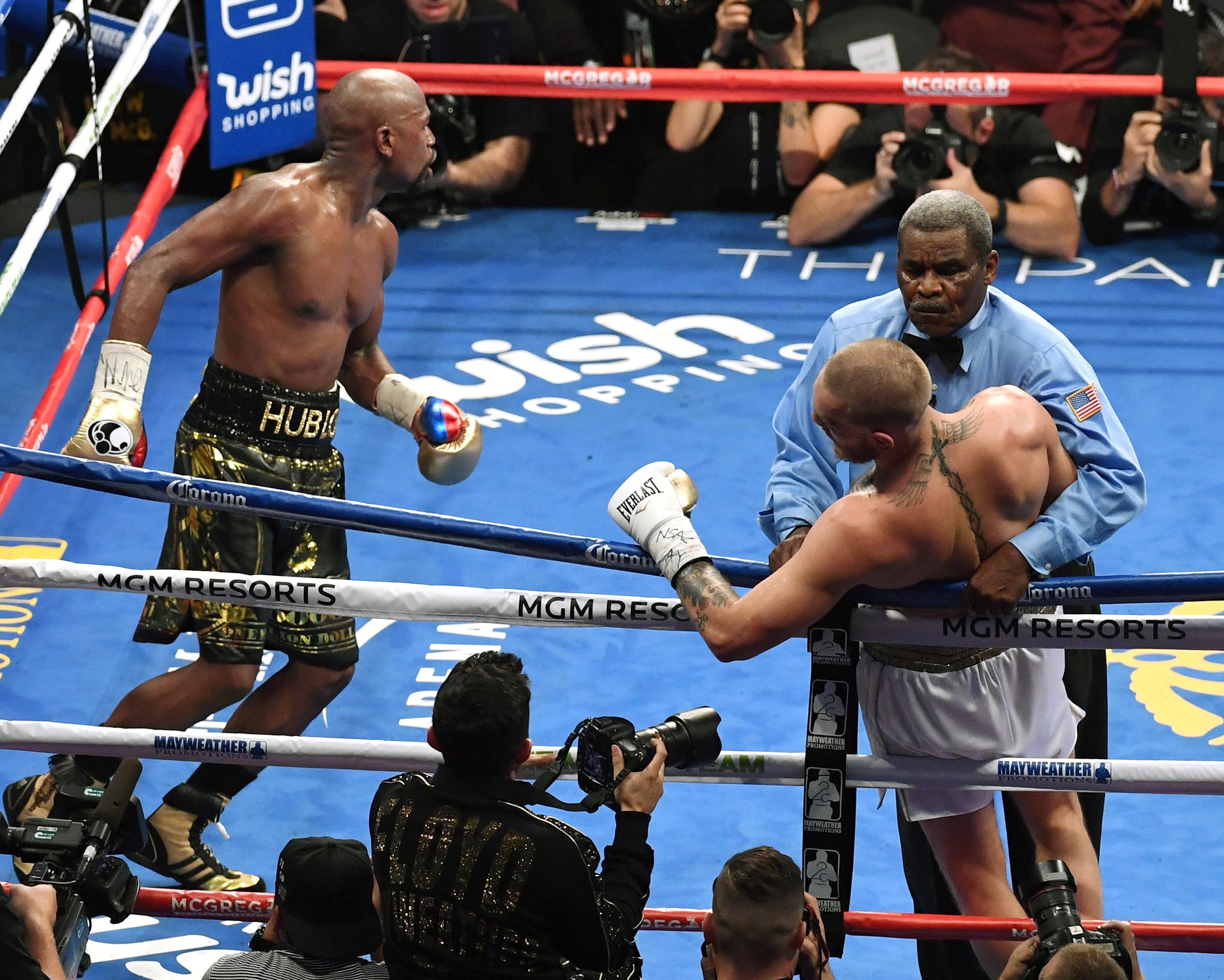 Mayweather stopped the UFC’s Conor McGregor in a huge crossover fight in 2017