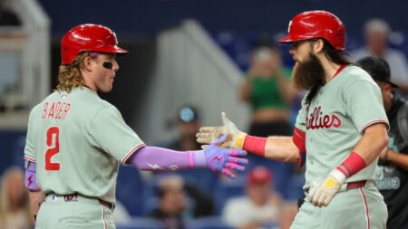 Phillies’ outfielders power the way to series-opening win over Marlins – NBC Sports Philadelphia