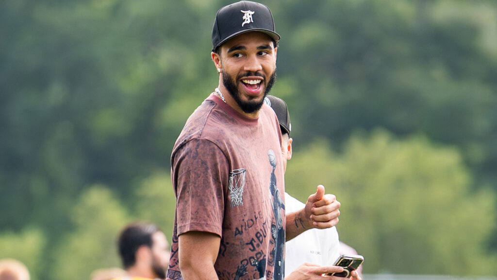 Jayson Tatum making great strides in Achilles rehab, Celtics teammate says – NBC Sports Boston