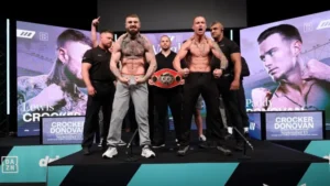 Unfinished Business – Lewis Crocker vs Paddy Donovan 2 weights, running order, ringwalk times