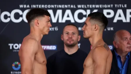Pat McCormack vs Miguel Parra weigh-in results and running order