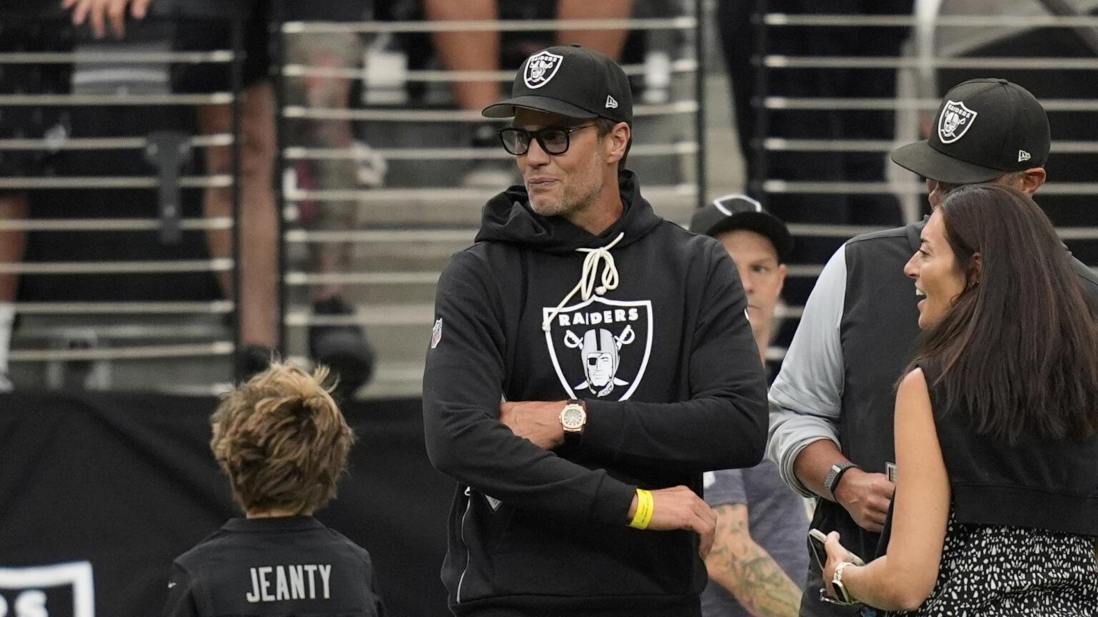 NFL Says Tom Brady Was Allowed in Raiders’ Coaching Booth, Explains Broadcasting Rules