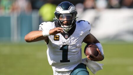 Jalen Hurts, A.J. Brown Impress NFL Fans in Eagles’ Comeback Win vs. Stafford, Rams