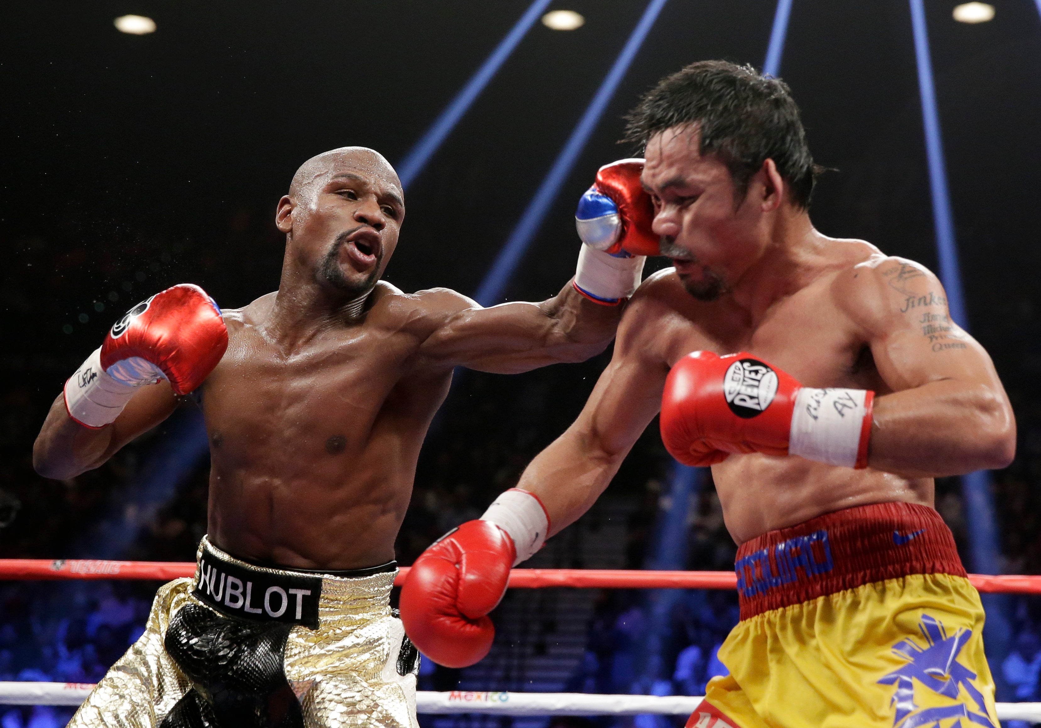 Mayweather won a comfortable decision over Pacquiao