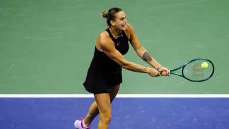 Aryna Sabalenka tiger tattoo: Why coach Jason Stacy is sporting ink on his forehead at US Open