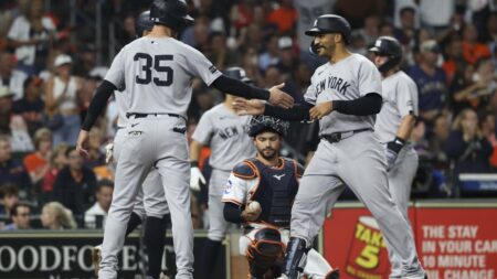 Trent Grisham's grand slam one of three Yankees homers in 7-1 win over Astros