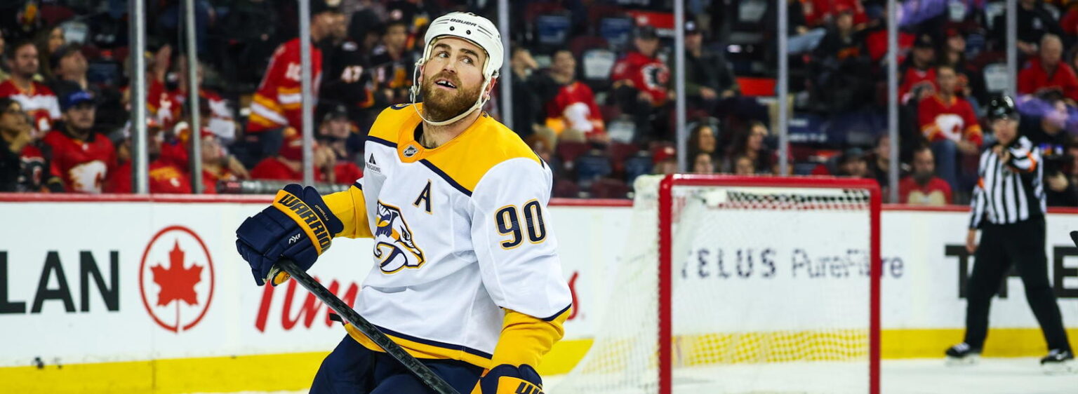 Ryan O’Reilly impressed by Brady Martin’s skill, delighted by his attitude during Predators training camp