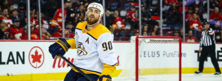 Ryan O’Reilly impressed by Brady Martin’s skill, delighted by his attitude during Predators training camp