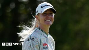Charley Hull: English golfer leads Queen City Championship by one shot after three rounds