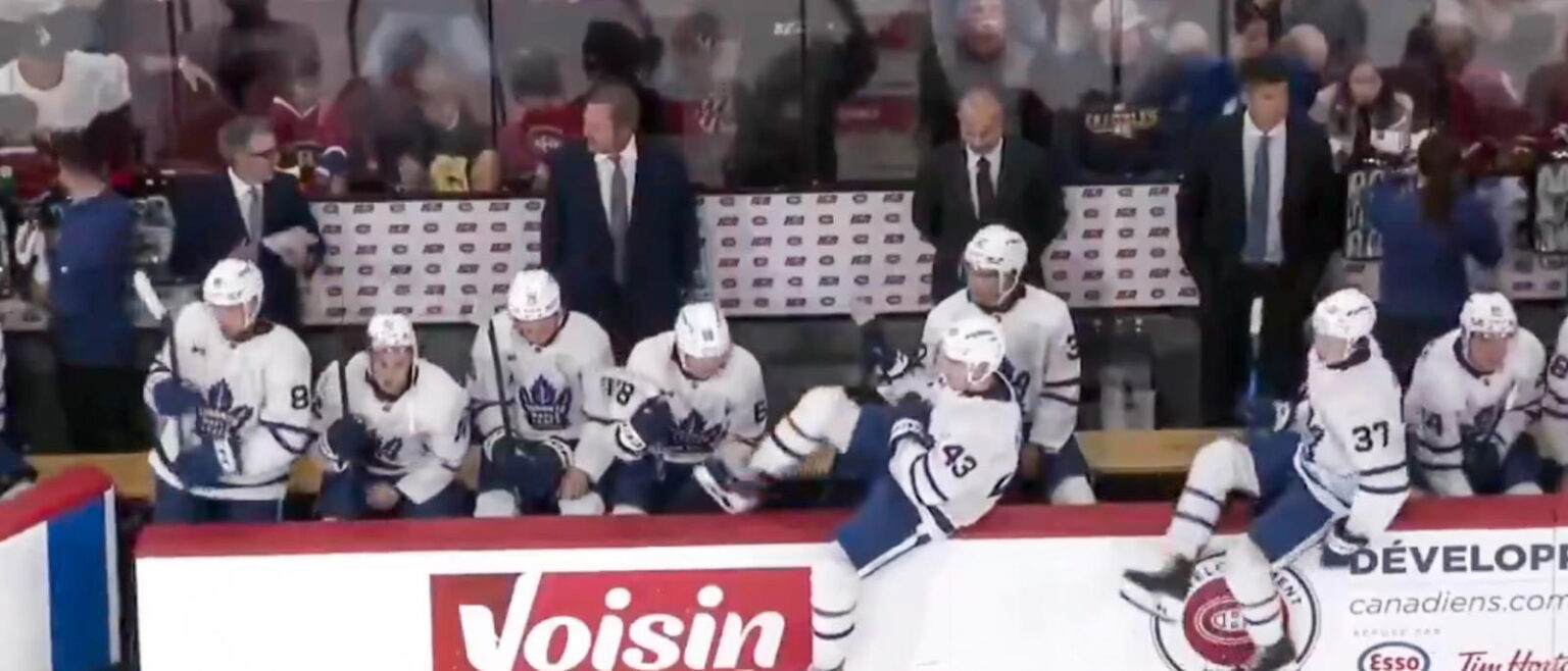 Mark Giordano Among Maple Leafs’ Staff Behind The Bench At Prospect Showdown