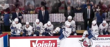 Mark Giordano Among Maple Leafs’ Staff Behind The Bench At Prospect Showdown