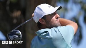Procore Championship: Scottie Scheffler shoots 64 to go third as Ben Griffin leads