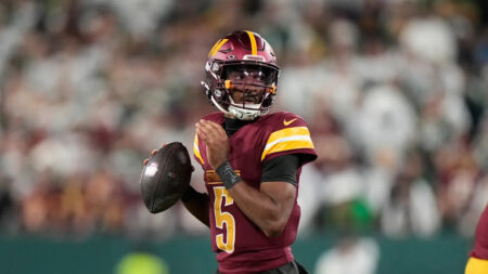 Commanders’ Jayden Daniels won’t play against Raiders in Week 3, still recovering from knee sprain