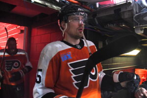 Injured Flyers Defenseman Progressing, Not Close to Returning Yet