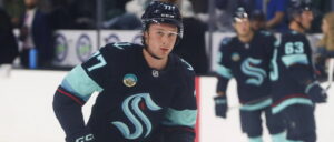 Kraken’s Berkly Catton Embracing The Battles Of Training Camp; Taking Advantage Of Veteran Linemates