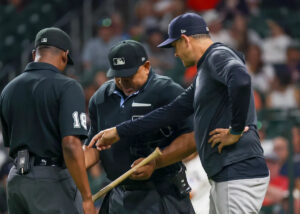 Astros’ Taylor Trammell won’t face discipline after having bat confiscated against Yankees