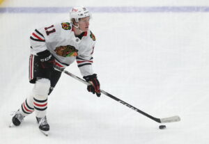 Oliver Moore Scores In Overtime, Blackhawks Beat Blues At Tom Kurvers Prospect Showcase