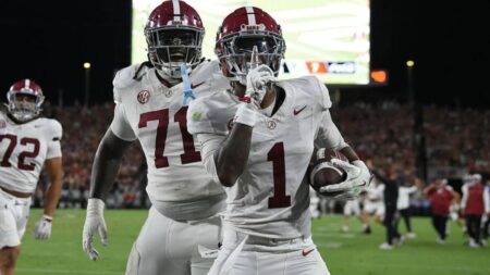 Alabama upsets Georgia: Ty Simpson leads No. 17 Crimson Tide to signature road win over No. 5 Bulldogs