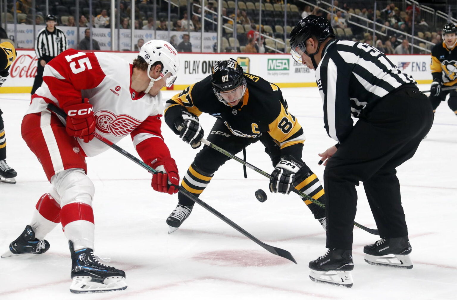 Red Wings’ Pre-Season Winning Streak Snapped After Penguins’ Comeback