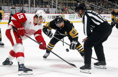 Red Wings’ Pre-Season Winning Streak Snapped After Penguins’ Comeback