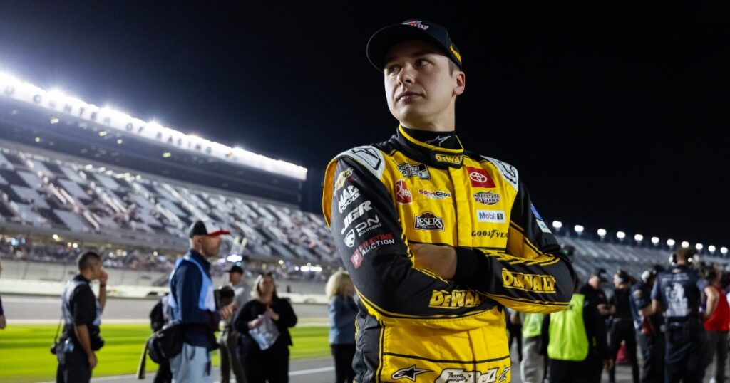 Christopher Bell frustrated with Carson Hocevar, Spire Motorsports after pit road contact at Darlington