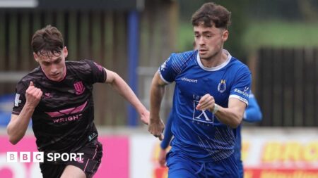 Irish Premiership: Cliftonville sign striker Brandon Bermingham on loan from Dungannon Swifts