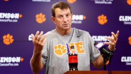 From Tyler in Spartanburg to Georgia Tech: Five years of Dabo Swinney's same old song after losses