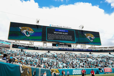 Weather delays Travis Hunter’s first game as Jaguars-Panthers game stops due to lightning