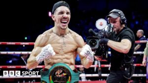 Michael Conlan: Belfast featherweight stops Jack Bateson in the fourth round in Dublin