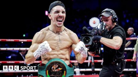 Michael Conlan: Belfast featherweight stops Jack Bateson in the fourth round in Dublin