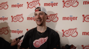 Elmer Söderblom Beams After Two-Goal Performance