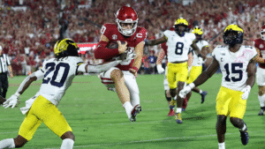 Oklahoma holds off Michigan: John Mateer dazzles on big stage as No. 18 Sooners outlast No. 15 Wolverines