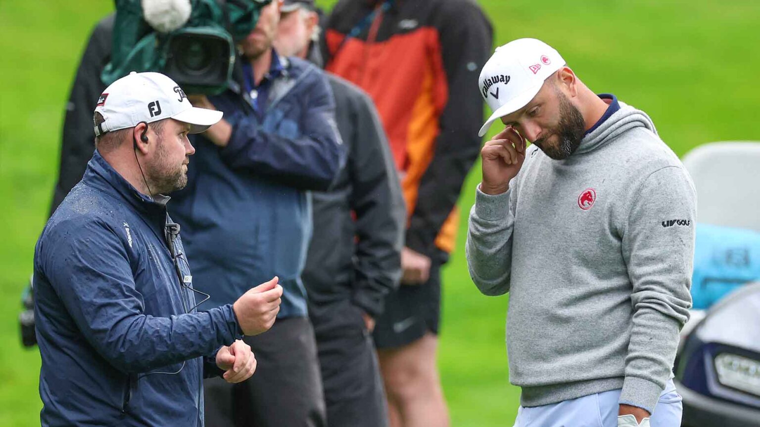 Jon Rahm’s lengthy rules debate at BMW PGA ends in epic par save