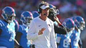 LOOK: Lane Kiffin and his dog Juice both troll Brian Kelly on social media after Ole Miss’ win over LSU