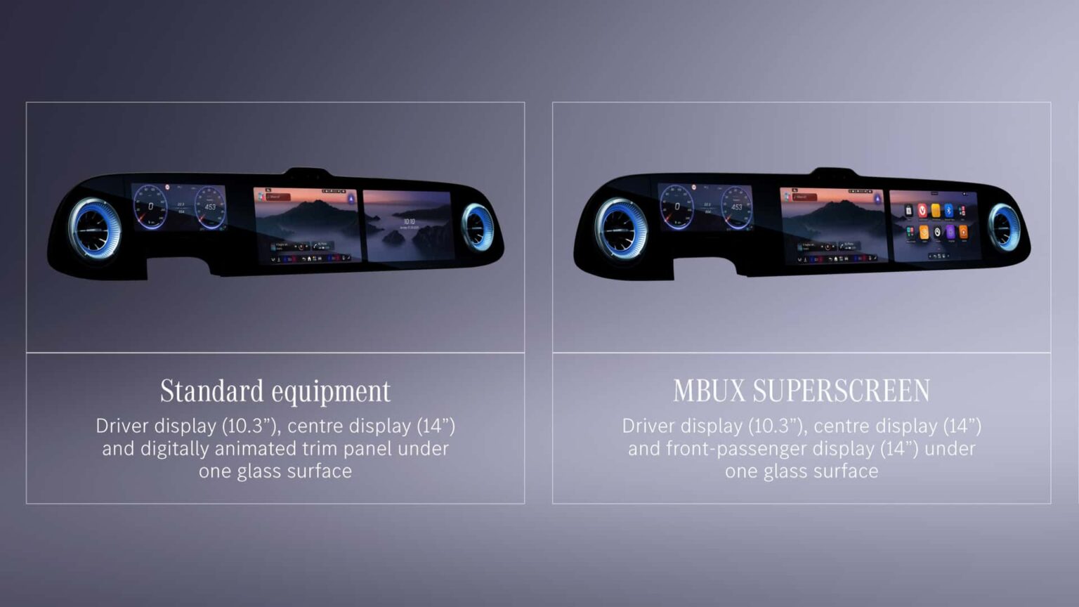 The Base Mercedes-Benz GLC Has a Third Screen You Can’t Touch