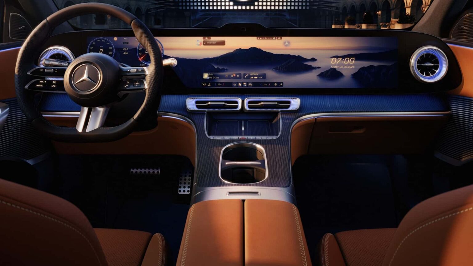 Mercedes Goes Full iPad With an All-Screen Dashboard